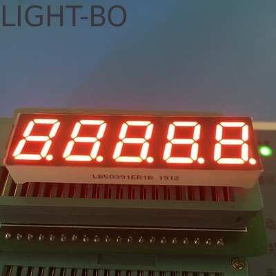 良い価格 7セグメントLEDディスプレイ 0.39インチ 5桁の共通カソード デジタル周波数変換用の超明るい赤 オンライン