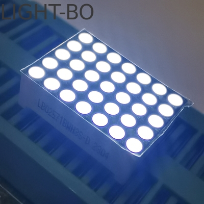 超明るい白色 0.7 インチ 1.9mm 5 X 7 DOT マトリックス LED ディスプレイ