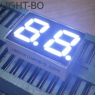 高鮮赤 2桁 7mm 7セグメント LEDディスプレイ 家電用の共通カソード