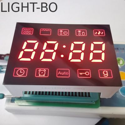 超赤7セグメントLEDディスプレイ 4桁の共通カソード Foマイクロ波制御