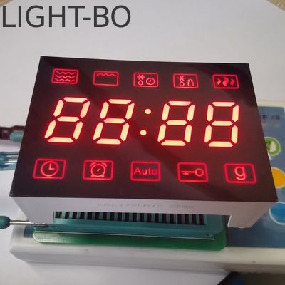 共通アノード超明るい赤7セグメントLEDディスプレイ 4桁のマイクロ波制御