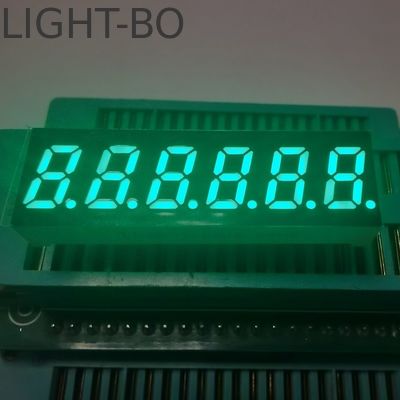 緑色 小サイズ 6桁 7セグメント LEDディスプレイ 周波数変換用の共通カソード
