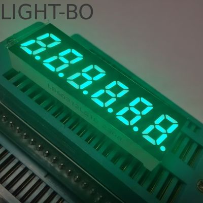 小サイズ 6桁 7セグメント LED ディスプレイ 周波数変換用 共通アンード緑色
