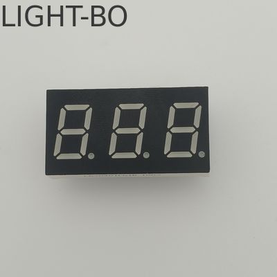 良い価格 カスタマイズされたオレンジ色7セグメントLEDディスプレイ 三桁の共通アノード オンライン