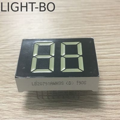 良い価格 超明るい赤色 共通アノード 20mm 白色 2桁 7セグメント LED ディスプレイ オンライン