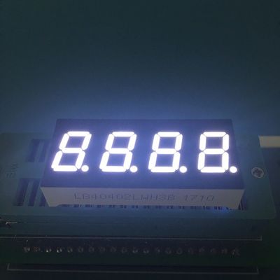 良い価格 4桁 0.4インチ 超高輝度 白色LED 7セグメントディスプレイ コモンカソード (精密機器監視用) オンライン