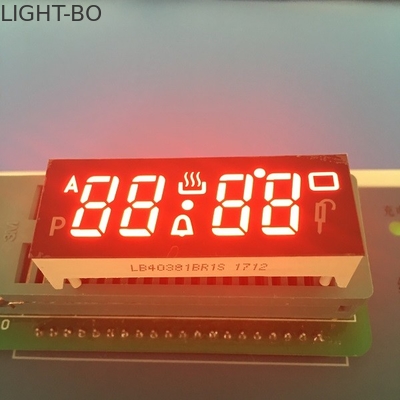 極度の赤い習慣のLED表示共通の陽極4ディジット7の区分のすくいPinのタイプ
