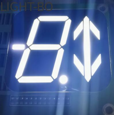 エレベーター階数表示用 超高輝度白色1.2インチ7セグメント+矢印LEDディスプレイ 40*46mm