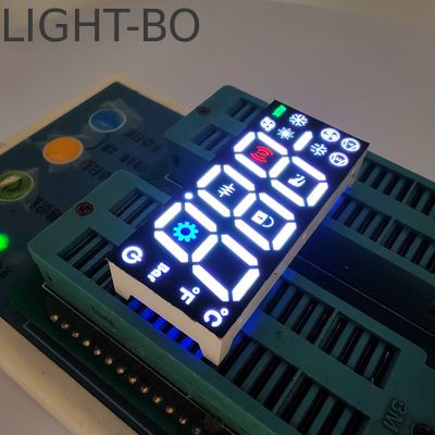 ホワイト/ブルー/グリーン/レッド 3桁 17mm 7セグメント LEDディスプレイ 冷蔵庫コントローラーの共通アンード