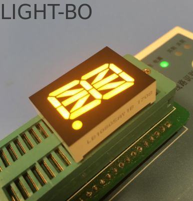 良い価格 0.8inch 16 Segment Alphanumeric LED Display Yellow Single Digit Common Anode For Elevator Indicator オンライン