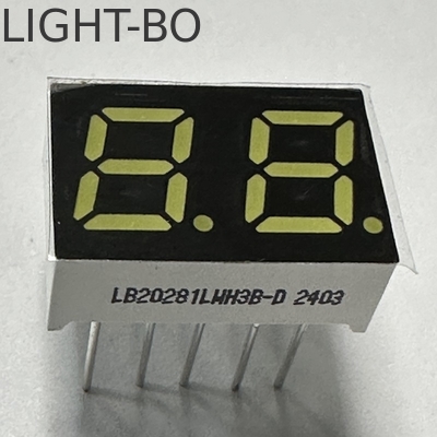 良い価格 Super Bright White 2 Digit 7mm 7 Segment LED Display Common Cathode for Home Appliances オンライン