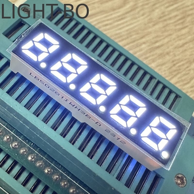 5桁の7mm7セグメントLEDディスプレイ 周波数変換用の普通アンード超明るい白色