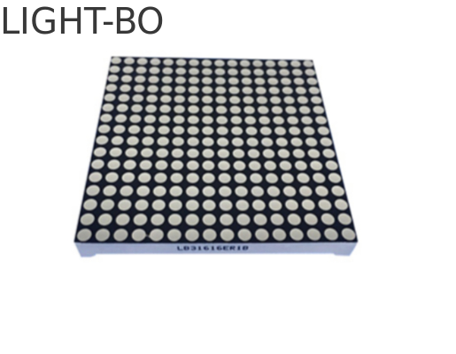 良い価格 超高輝度赤色3mm 16 x 16ドットマトリクスLEDディスプレイ 行カソード 列アノード 表示画面用 オンライン