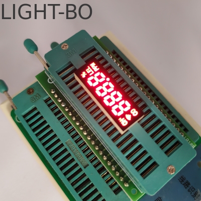 Red 4 Digit 7 Segment LED Clock Display for Home Appliances