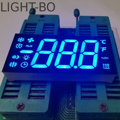 良い価格 超高輝度青色3桁7セグメントLEDディスプレイ 冷蔵庫コントローラー用 共通カソード オンライン