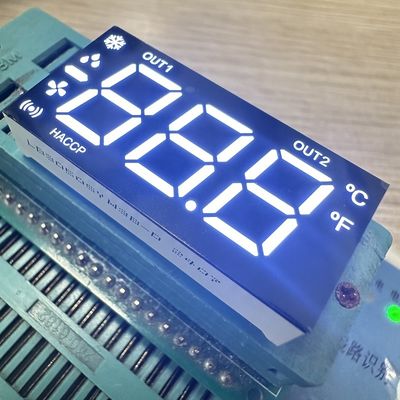 カスタマイズされた超明るい白色3桁7セグメントLEDディスプレイ 冷蔵庫用共通カソード