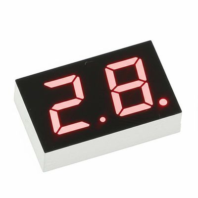 良い価格 カスタム製 高鮮やかな赤 2桁 7mm 7セグメント LEDディスプレイ オンライン