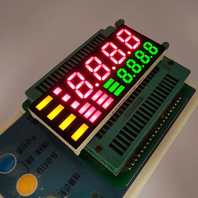 デジタルオーブン用赤/黄/緑4桁7セグメントLEDディスプレイ
