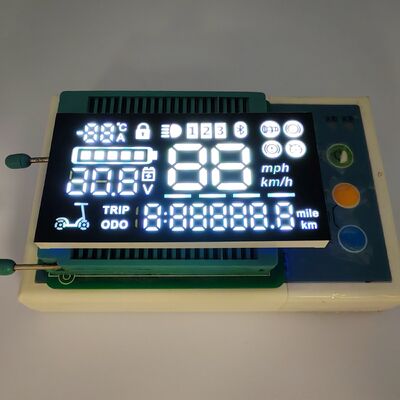白色カスタム7セグメント電動スクーター用のIC付きLED表示