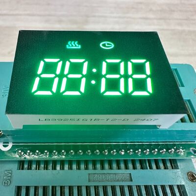 ピュアグリーン 0.38インチ 4桁 7セグメントLEDディスプレイ コモンアノード キッチンオーブンタイマー用