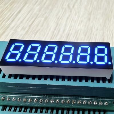 青い6桁の0.36インチ7セグメントLEDディスプレイ