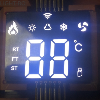 超薄型カスタムLEDディスプレイ SMD ホワイト 7セグメント エアコンコントローラー用