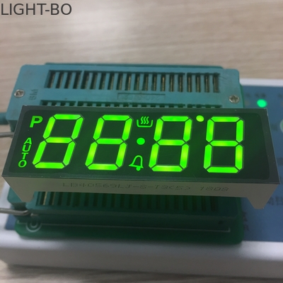 SMTはオーブンのコントローラーのための注文のLED表示7区分4ディジットの極度の若草色をピンで止めます