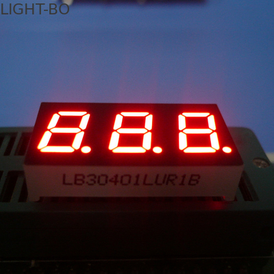 0.4インチ 超明るい赤7セグメント LEDディスプレイ 三桁の共通アンード
