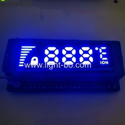 超薄型カスタマイズされた白色色7セグメントLEDディスプレイ 温度コントローラー用共通アンード