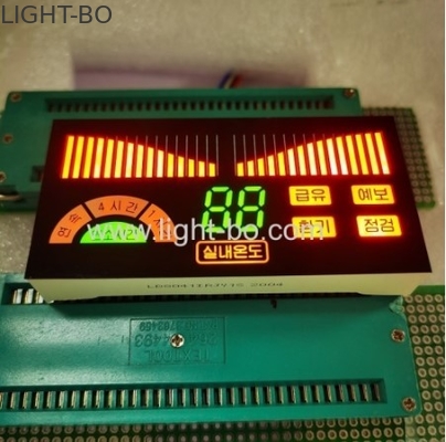 良い価格 オーダーメイドデザイン 3色 7セグメント LEDディスプレイ エアコン制御パネル オンライン