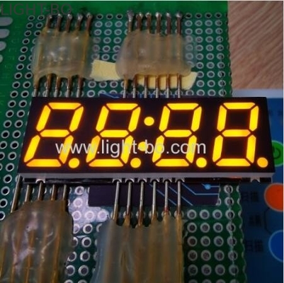 電子6ディジット7の区分表示英数字のこはく色の0.36インチをLED表示