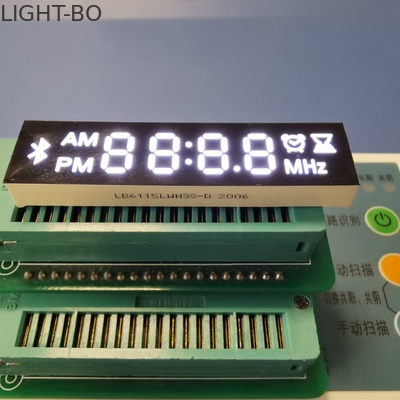 Bluetoothのスピーカー/ラジオのための超カスタマイズされた白4ディジット7の区分のLED表示モジュール
