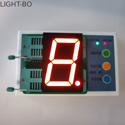 7区分1.8in 80mW 635nm 35mcd 1桁のLED表示