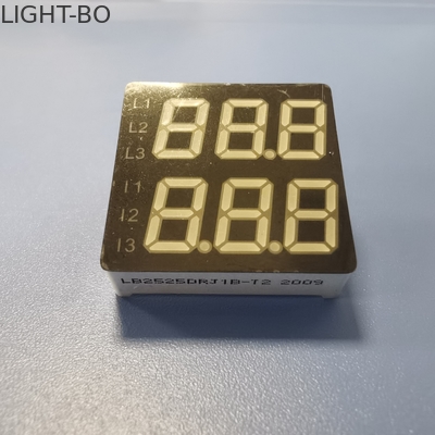 計器板のための4 18mmの高さ7の区分のLED表示80mW二重行ディジット