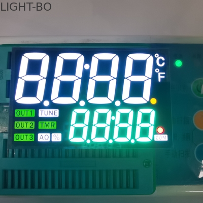 計器板のための4 18mmの高さ7の区分のLED表示80mW二重行ディジット