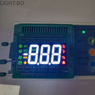 温度調整のための超白く/赤い/Yellow /Green 3ディジット7の区分のLED表示