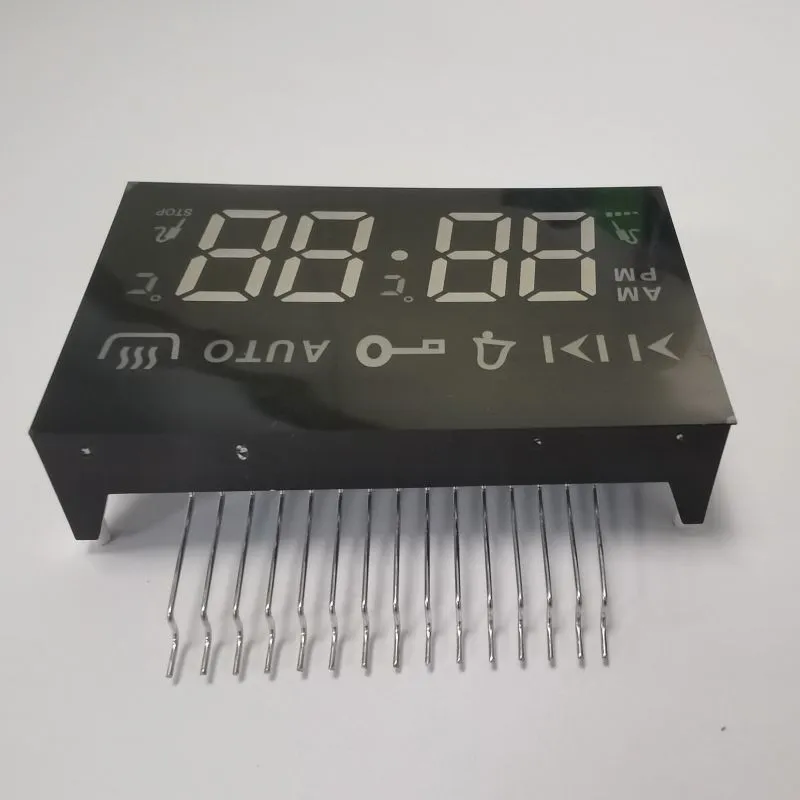 ウルトラアンバーLEDディスプレイ 7セグメント 4桁の共用カソード 4キータッチ オーブン内蔵 6