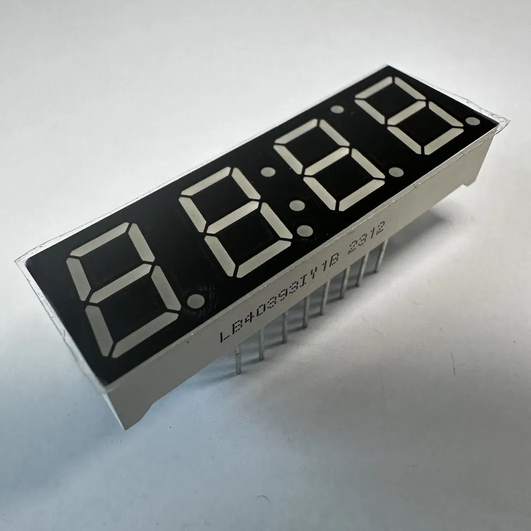0.39"黄色い7セグメントLEDディスプレイ 温度湿度指標の共通アノード 1