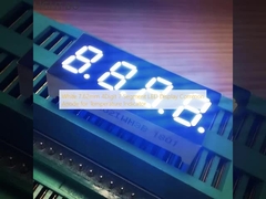 ホワイト 7.62mm 4Digit 7 セグメント LED ディスプレイ 温度インジケーターの共通アンード