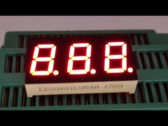 温度インジケーターのための3桁7セグメント LEDディスプレイ 0.4インチ超明るい赤
