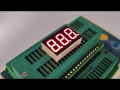 温度/湿度インジケーター用 赤色 0.36インチ 3桁 7セグメントLEDディスプレイ