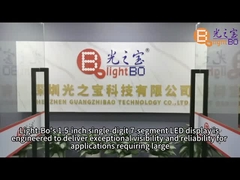 超白色単位数 38mm 7セグメント LEDディスプレイ デジタルクロック表示用の共通アンード