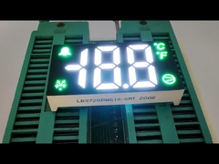 超白/緑色 3桁 7セグメント LEDディスプレイ（給湯器用）