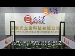 0.8インチ 16セグメント 英数字 LEDディスプレイ