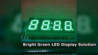デジタルタイマー用ピュアグリーン7セグメントLEDディスプレイ