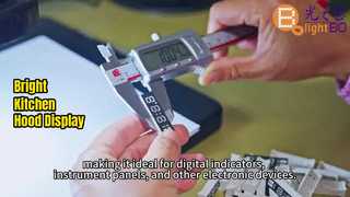 カスタムグリーン0.39インチ6桁14セグメントLEDディスプレイ