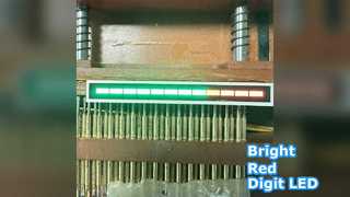 超高輝度赤色桁 LED ディスプレイ