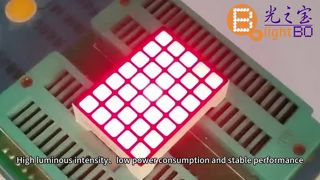 5×7正方ドットマトリクスLEDディスプレイ