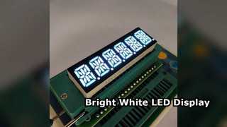 超明るい白色7セグメントLEDディスプレイ