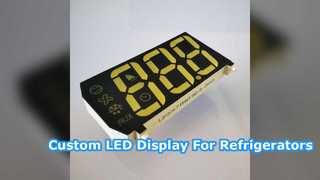 冷蔵庫温度制御用のカスタム LED ディスプレイ